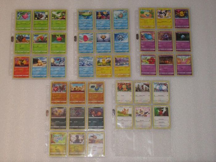 Pokemon Evolving Skies Full Set Common Uncommon and Trainers 93 cards