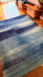 IKEA SONDEROD Rug 170 x 240 cm Blue Abstract Pattern