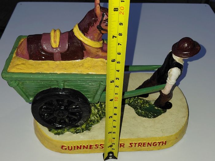 Guinness Figurine Man Pulling His Horse And Cart