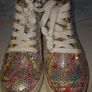 Funky sparkle ankle high runners - NEW - from USA Image 2