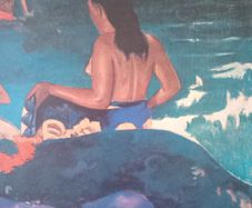 Paul Gaugin..."By The Sea". Vintage Print.1960s.
