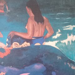 Paul Gaugin..."By The Sea". Vintage Print.1960s.