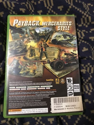 xbox 360 : mercenaries 2