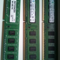 Desktop Ram Ddr3, 2gb & 4gb