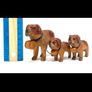 Vintage Wood Dog Figurines Image 4