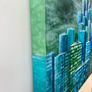 Acrylic Painting / cityscape / contemporary art  / wall art Image 5