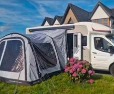 Awning tent for campervan