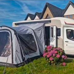 Awning tent for campervan