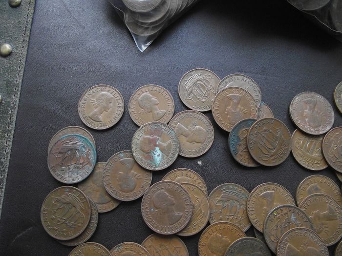 Great Britain. Elizabeth II. 60 coins @Half Penny (1953-1967)