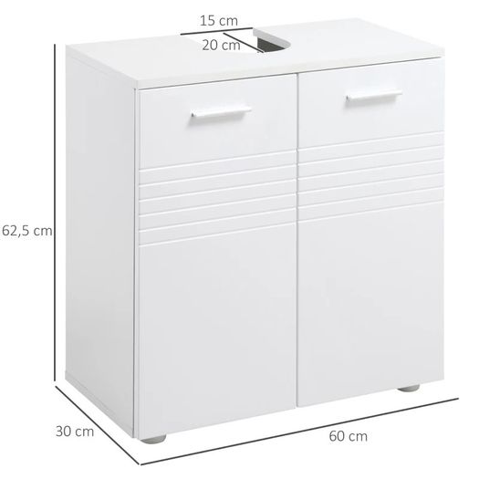 Under Sink Cabinet, Bathroom Vanity Unit, Pedestal Under Sink Design, Storage Cupboard (FREE SHIPPING)