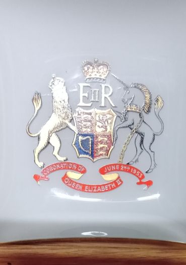 Queen Elizabeth Coronation 1953 Ashtray Trinket Dish