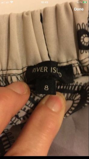 Ladies river island skirt size 8