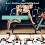 Adjustable Weight Bench Home Gym Weight Lifting & Sit Up Abdominal Bench Flat Exercise Workout Bench Image 3
