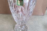 Waterford Marquis Crystal 8 inches Canterbury Vase Scalloped Edge  made in Poland.