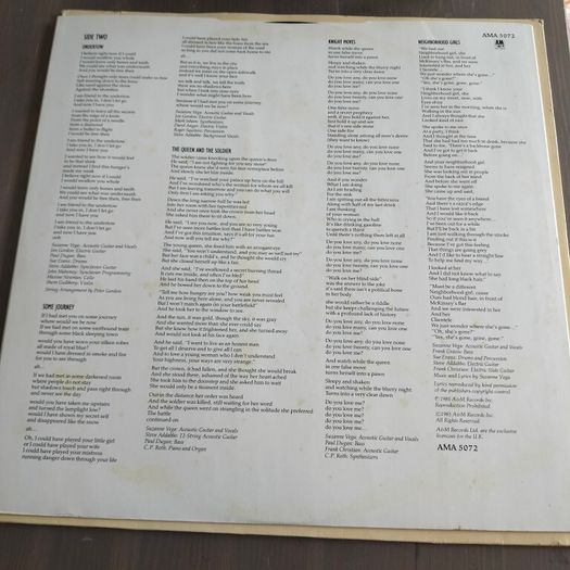 Suzanne Vega - Suzanne Vega Irish Pressing