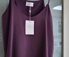 SAVIDA burgundy lace detail cami Sz 12 UK - Bnwt Rrp 30
