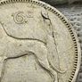 Ireland 1962 6d Sixpence Mint Error Defective Planchet Image 2