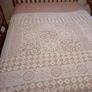Handmade Crochet Lace Cotton Bed Cover Throw Image 10