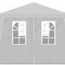 3x9m Gazebo Party Tent sunflowers for Outdoor Waterproof and Marquee  Garden Event, White Image 2