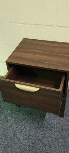 New 1 drawer Walnut Bedside locker