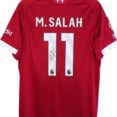 Signed Mo Salah Liverpool 2025/26 Home Jersey - New with COA