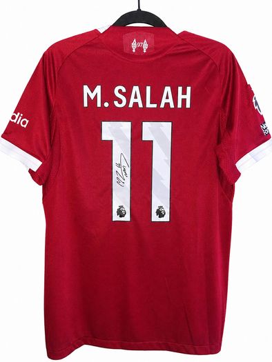 Signed Mo Salah Liverpool 2025/26 Home Jersey - New with COA