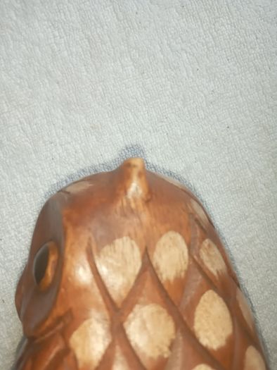 Hardwood carved Tawny owls