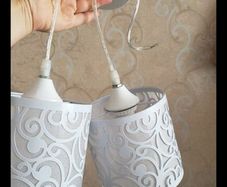 pendant light grey   SPARKLING