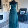 Brand New Beautiful Emerald Green Long Dress Size S UK 8 / EU 36 Image 3