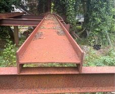 2 large RSJ Steel Beams 21Ft 6 14x 5