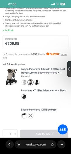 Baby buggies Car Seat  High Chair