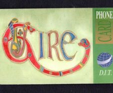 Ireland DIT Phone Card with Colour Eire on front
