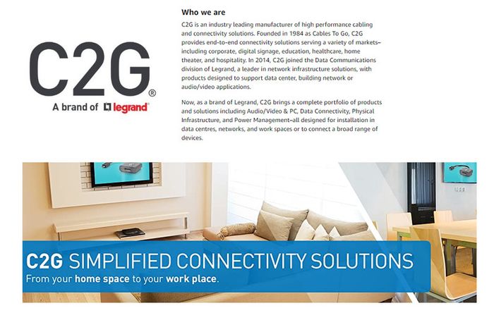 C2G 15Ft/4.6M HDMI 2.0 3D/UHD 4K(2160P@60hz) with Ethernet Gold Plated Ultra High Speed Cable (Brand New/Warranty)