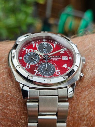 Watch Seiko Chronograph Panda.