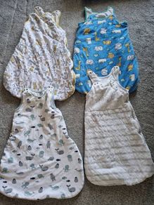 sleep sacks 2.5 tog 0 to 6 months and flower one 6-12m