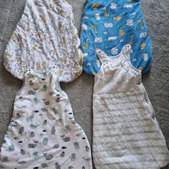 sleep sacks 2.5 tog 0 to 6 months and flower one 6-12m