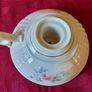Antique Donegal Parian China Rose Chamber Stick / Pillar Candle Holder Made In Ireland Image 4