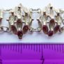 Vintage 50s heavy Sterling Silver 925 Bracelet length 8" -24g Image 8