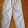 Age 2-3 NEXT White Linen Trousers Image 3