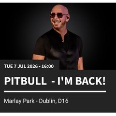 PITBULL tickets for sale