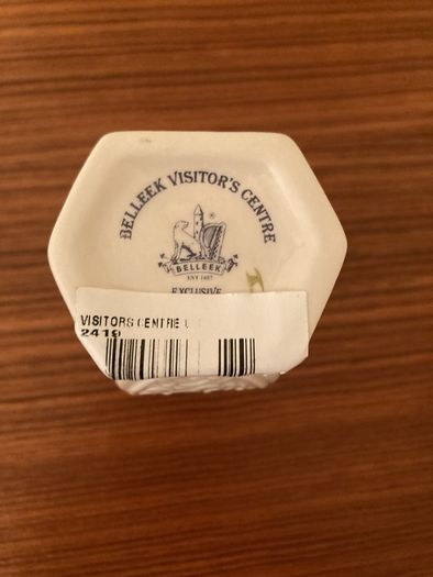 Vintage small Belleek Vase with Antique Bone China Bowl & Cup
