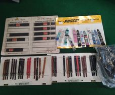 Job lot of leather watch straps