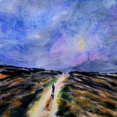 featherbeds and kippure watercolour
