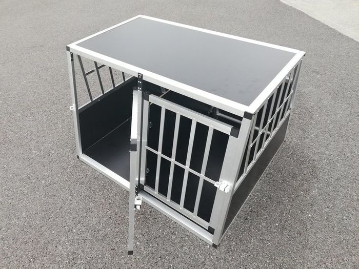 Aluminium Transportation Box For Dogs Car Transport