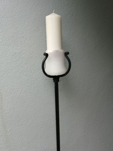 BARGAIN!!! Heavy Wrought Iron Candle Holder
