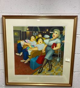 Beryl Cook  rare-TWINS- signed limited edition 183/300