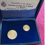 San Marino 1978 Gold Coins 2 & 1 Scudi Set Rare Image 2
