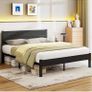 King Size Bed Frame with Wooden Headboard Image 7