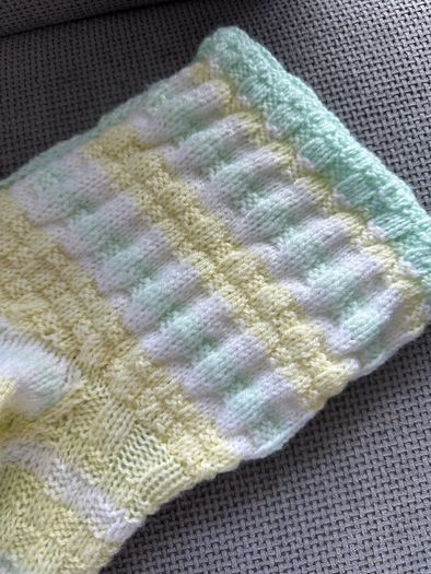 knitting  baby sleeping bag
