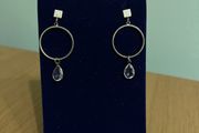 Gold tone earrings